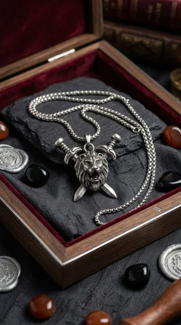Lion_Head_Pendant_Necklace