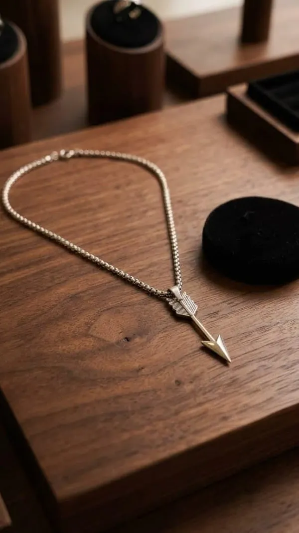 Arrow_Pendant_Necklace_For_Men
