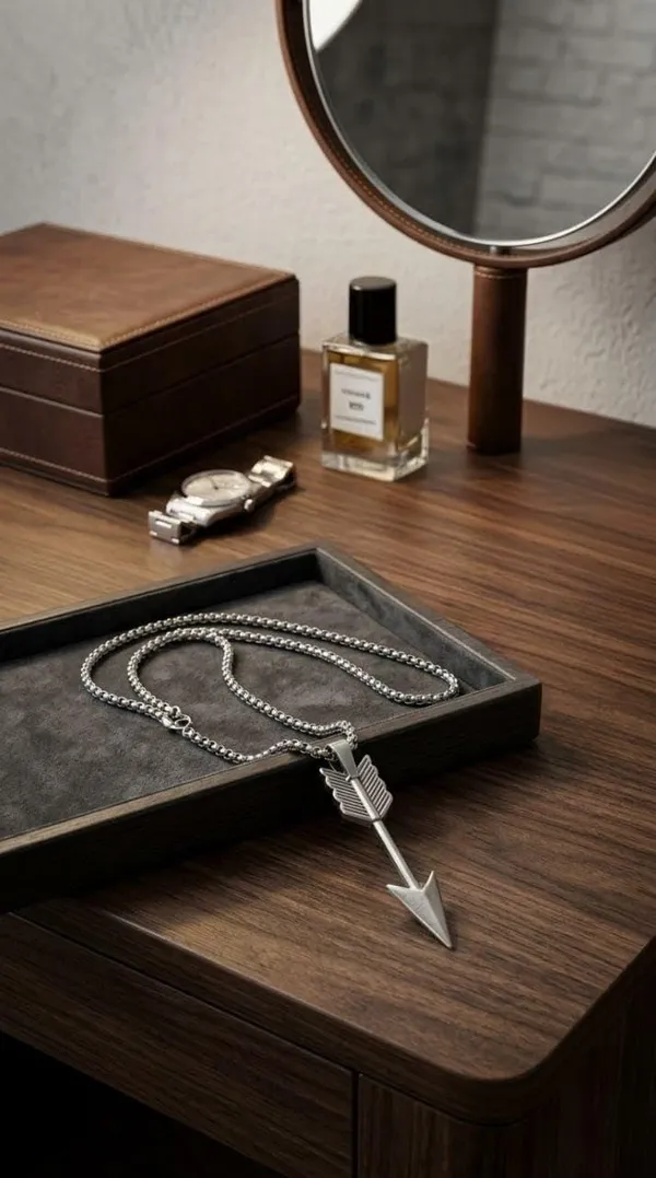 Arrow_Pendant_Necklace_For_Men