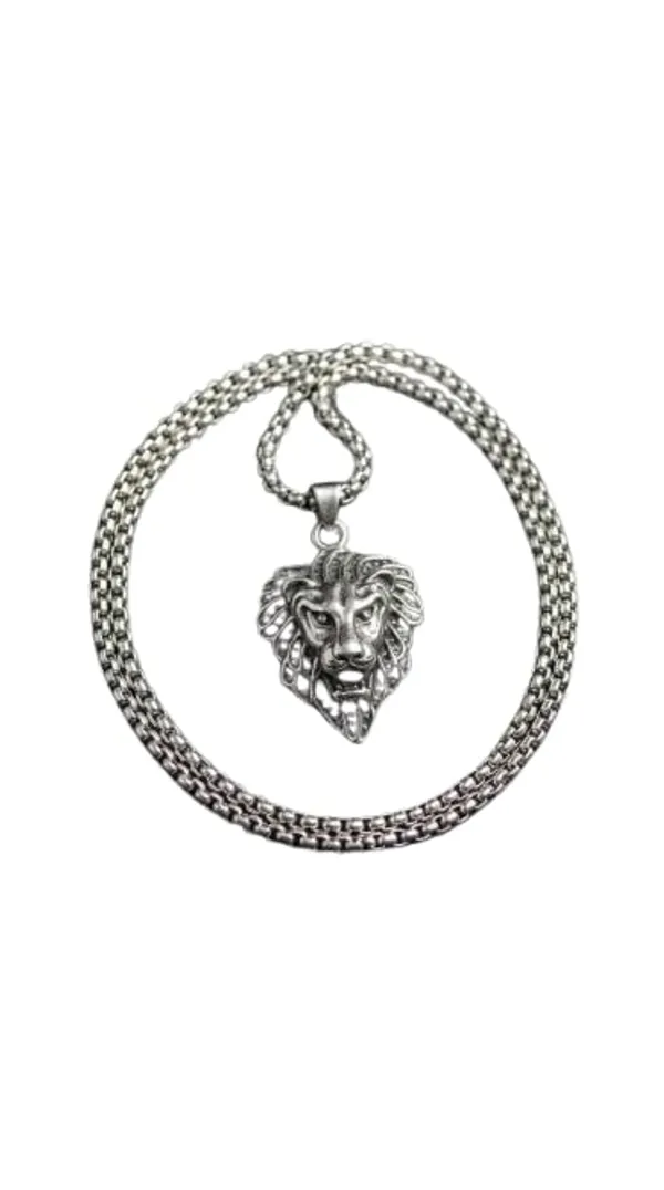 Lion_Head_Pendant_Necklace