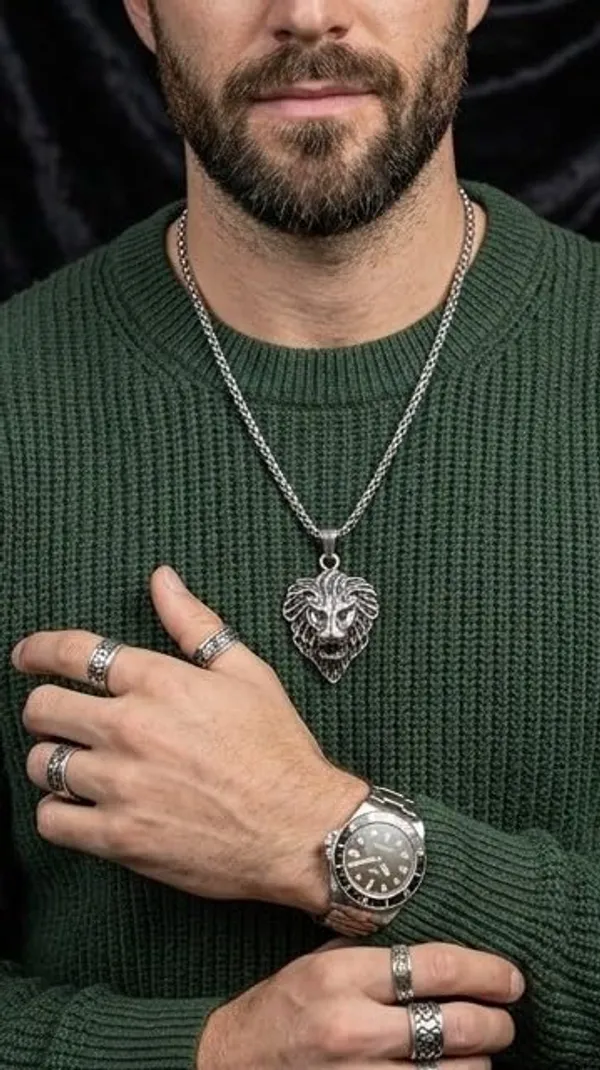 Lion_Head_Pendant_Necklace