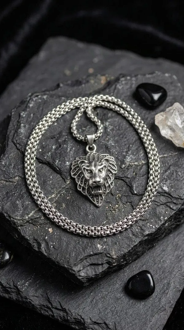 Lion_Head_Pendant_Necklace