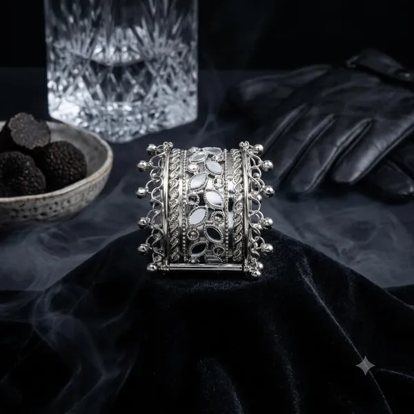 Oxidised_Silver_Hinged_Cuff_Bracelet_For_Women
