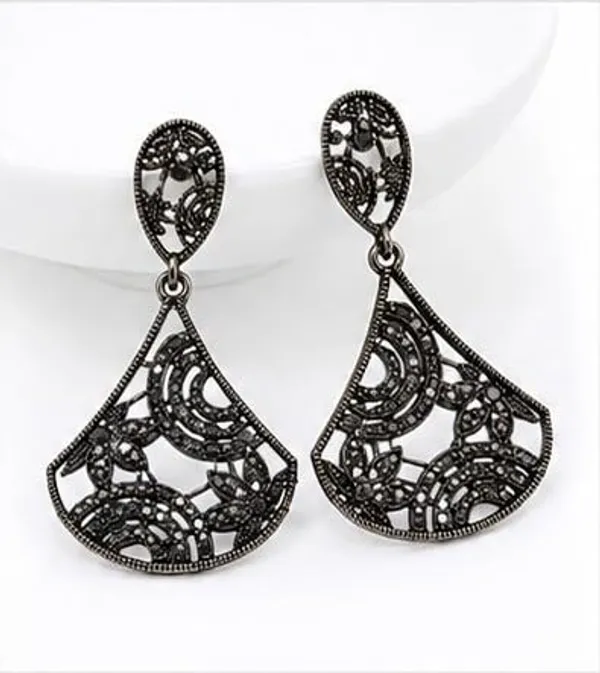 Oxidized_Filigree_Dangle_Earrings
