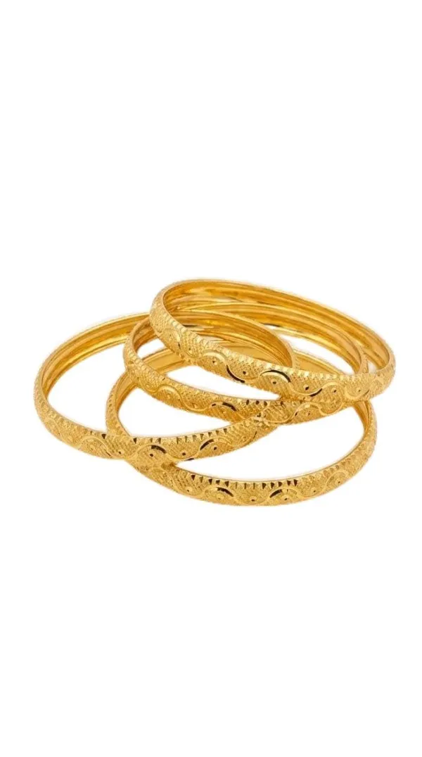 Gold_Plated_Floral_Bangles