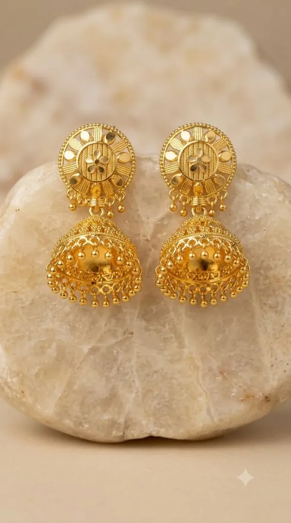 Gold_Plated_Jhumka_Earrings_For_Women