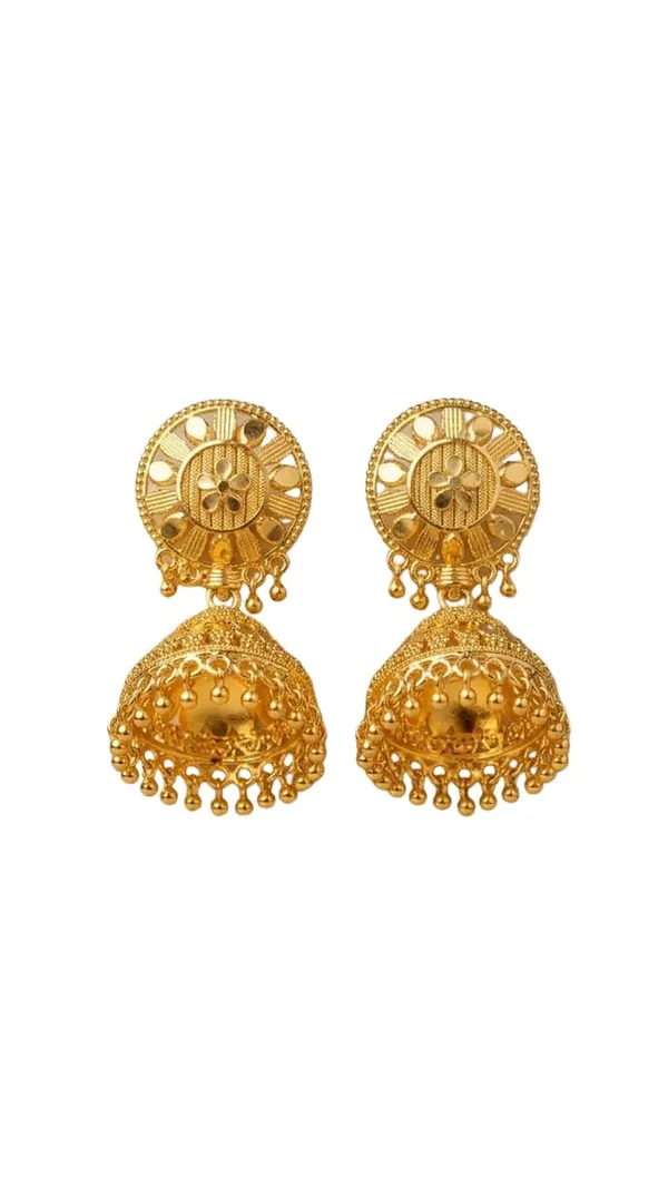 Gold_Plated_Jhumka_Earrings_For_Women