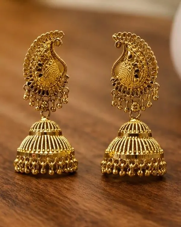Gold_Plated_Jhumka_Earrings