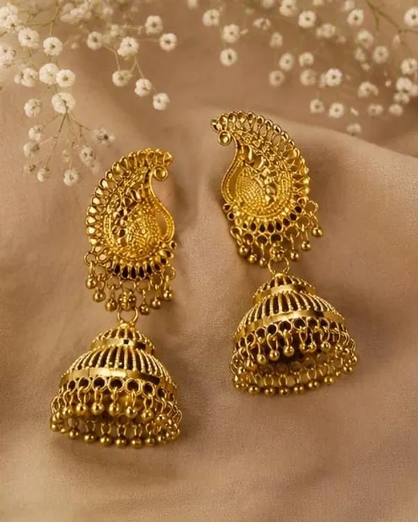 Gold_Plated_Jhumka_Earrings