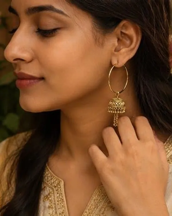 Ring_Jhumka_Earrings