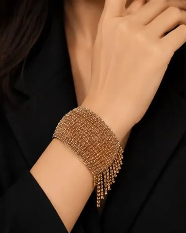 Mesh_Cuff_Bracelet_With_Tassel
