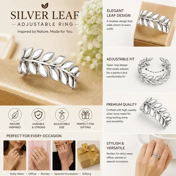Leaf_Adjustable_Ring_For_Women