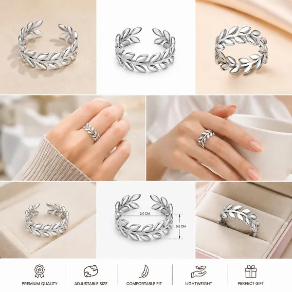 Leaf_Adjustable_Ring_For_Women