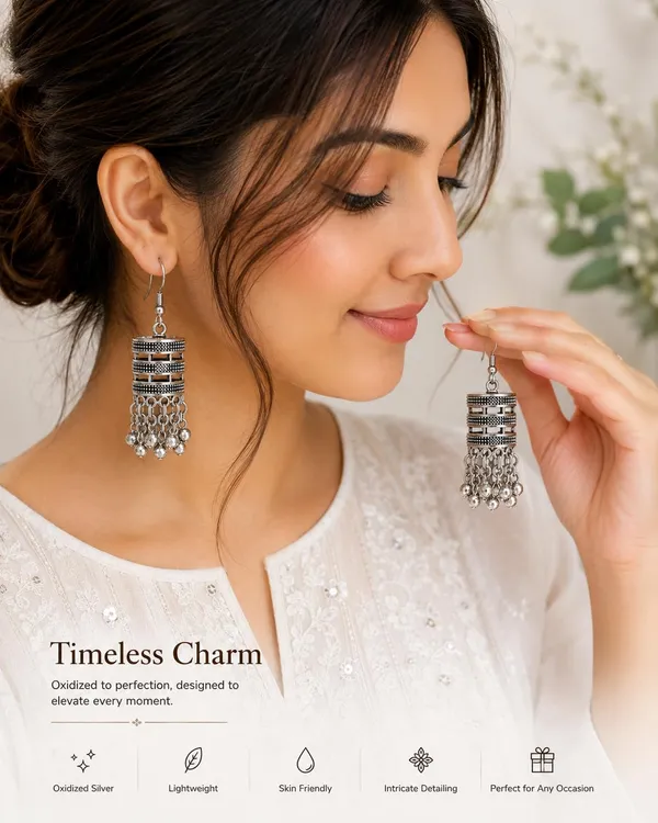 Oxidized_Silver_Jhumka_Earrings
