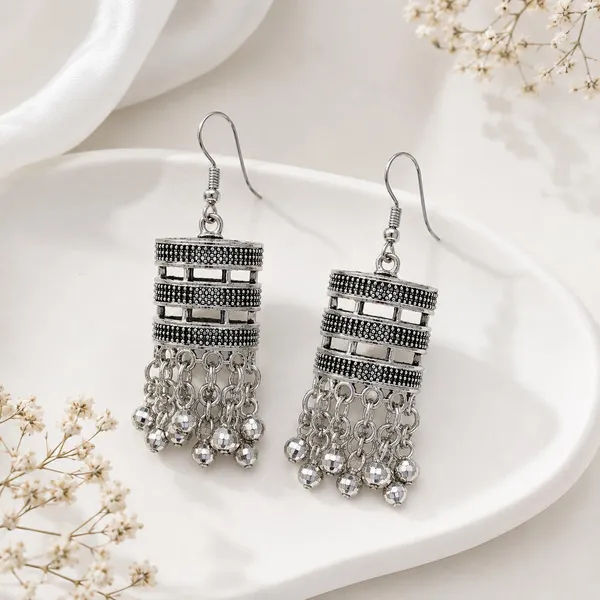Oxidized_Silver_Jhumka_Earrings