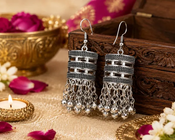 Oxidized_Silver_Jhumka_Earrings