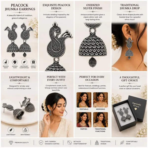 Oxidized_Silver_Jhumka_Earrings