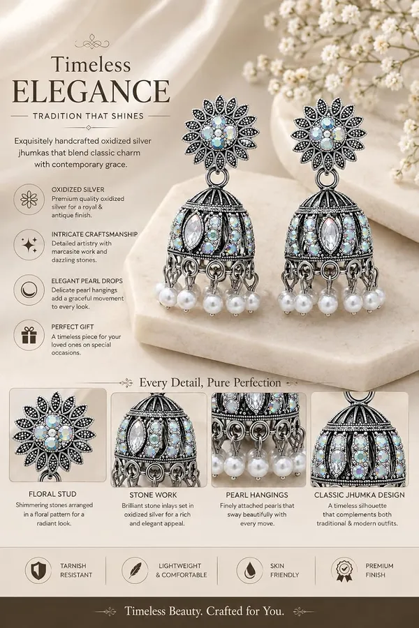 Oxidized_Silver_Jhumka_Earrings_For_Women