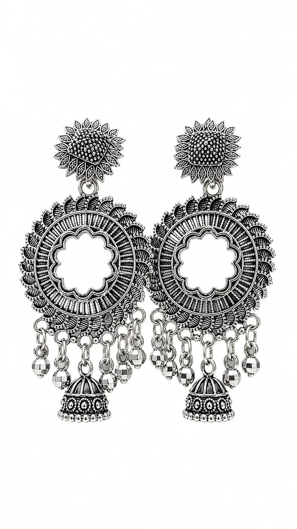 Oxidized_Silver_Plated_Jhumka_Earrings_For_Women