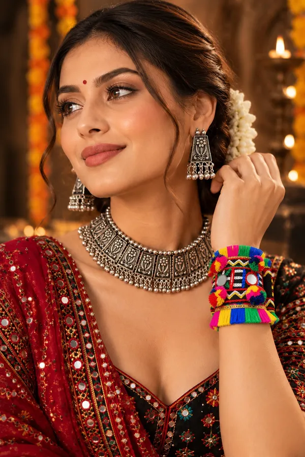 Sovrika_Multicolor_Navratri_Hand_Bracelet_for_Women_set_of_2