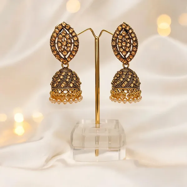 Gold_Plated_Jhumki_Earrings_For_Women