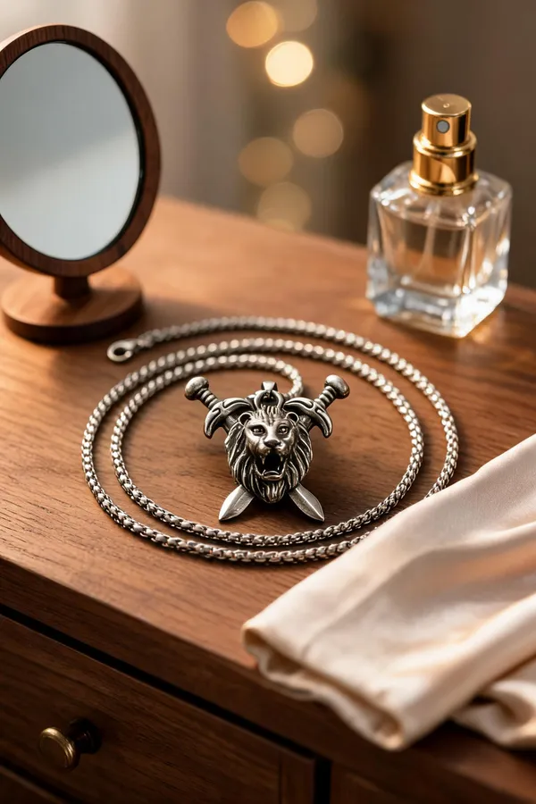 Lion_Head_Pendant_Necklace