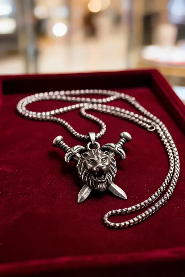 Lion_Head_Pendant_Necklace