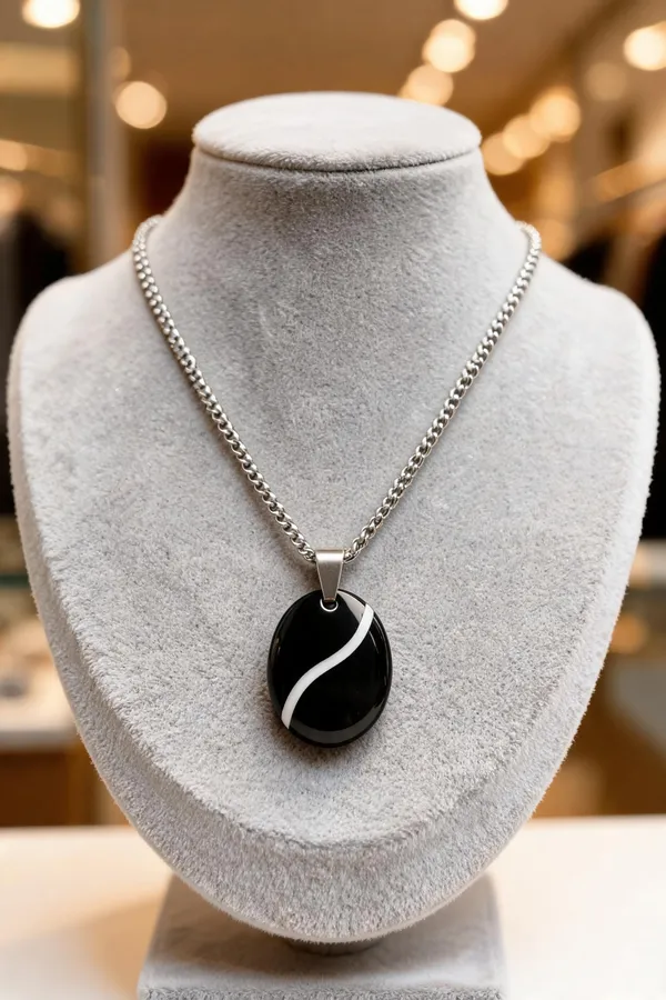 Stainless_Steel_Oval_Pendant_Necklace