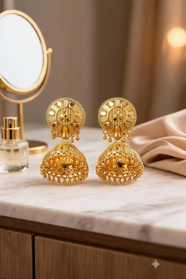 Gold_Plated_Jhumka_Earrings_For_Women