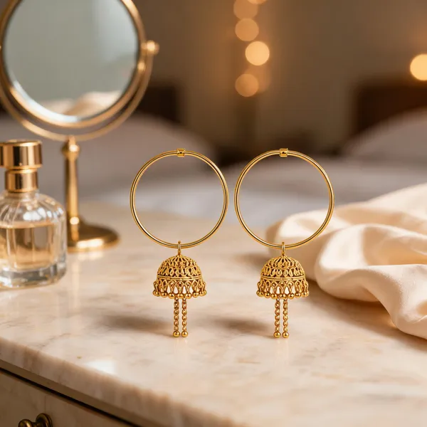 Ring_Jhumka_Earrings