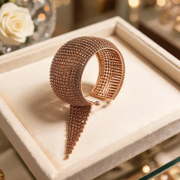 Mesh_Cuff_Bracelet_With_Tassel