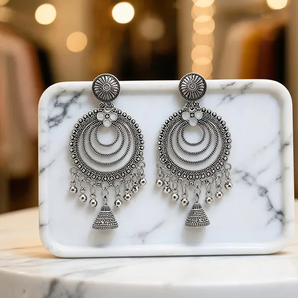 Oxidized_Jhumka_Earrings_For_Women