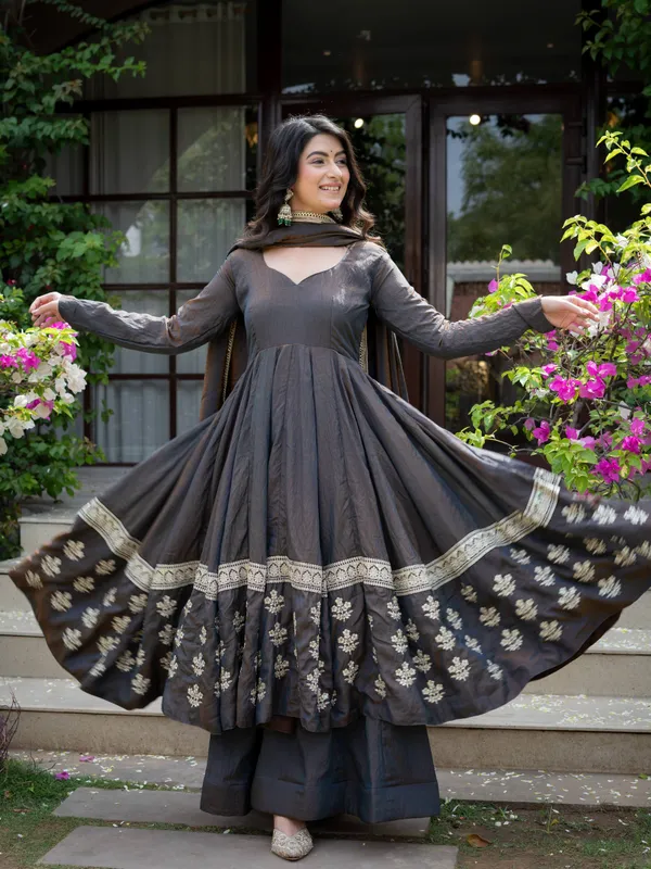 Elegant_Charcoal_Embroidered_Anarkali_Suit_Set_with_Dupatta