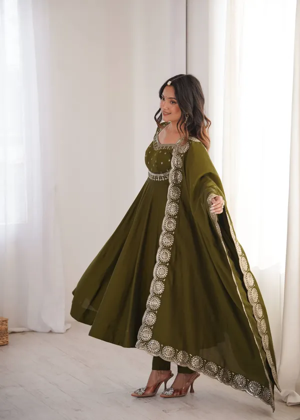 Mehendi_Anarkali_Dress_in_Roman_Silk_With_Sequins_Embroidery_and_Dupatta