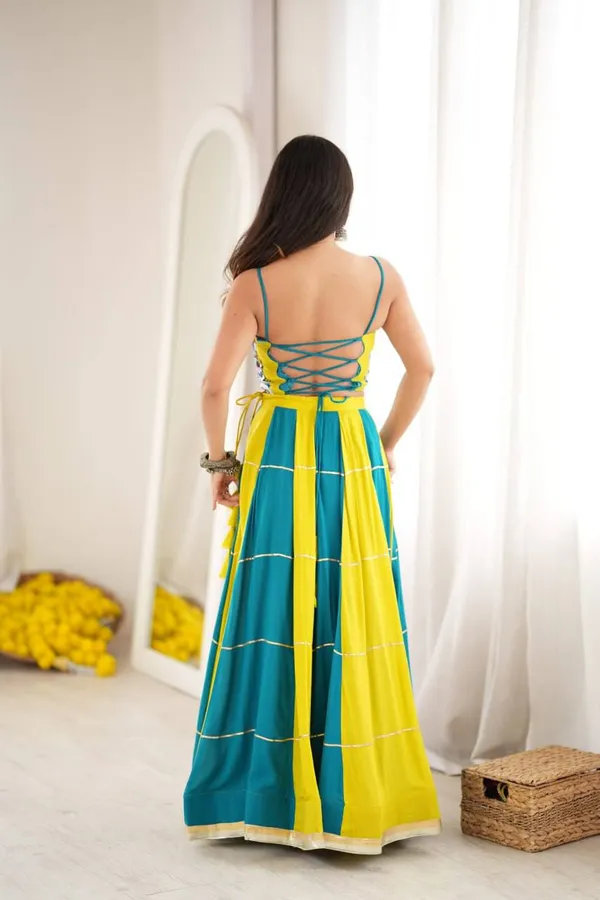 Teal_Blue_Thread_Work_Rayon_Navratri_Special_Lehenga_Choli