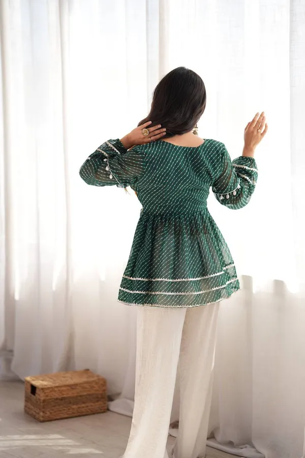 Wonderful_Bottle_Green_Embroidered_Georgette_Navratri_Special_Top