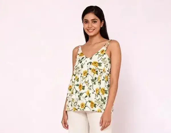Cream_Pure_Cotton_Short_Kurti
