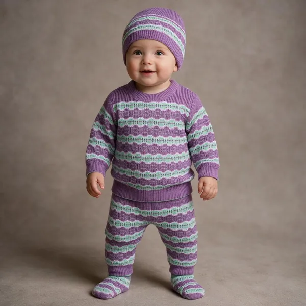 Purple_Knit_Winterwear_Set_For_Babies