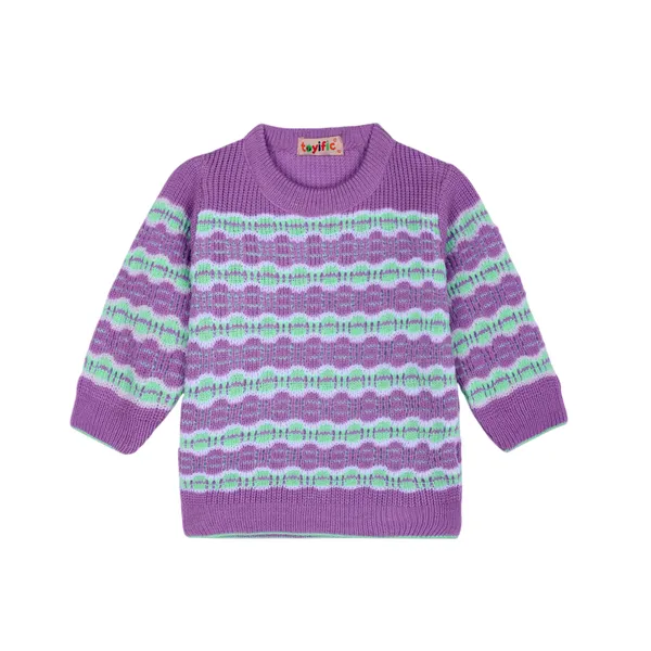 Purple_Knit_Winterwear_Set_For_Babies