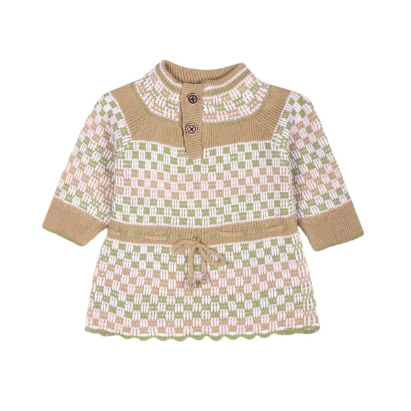 Beige_Knitted_Winterwear_Set_For_Baby