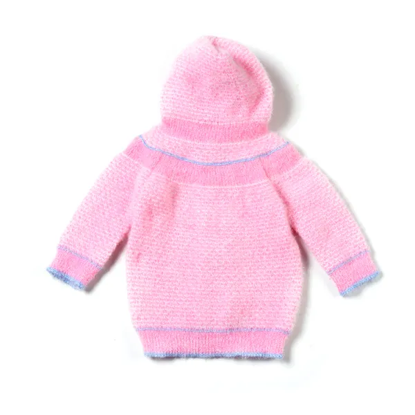 Pink_Knitted_Hooded_Winter_Set_For_Babies