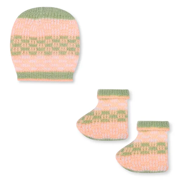 Green_And_Pink_Knitted_Dress_Set_For_Baby_Girls