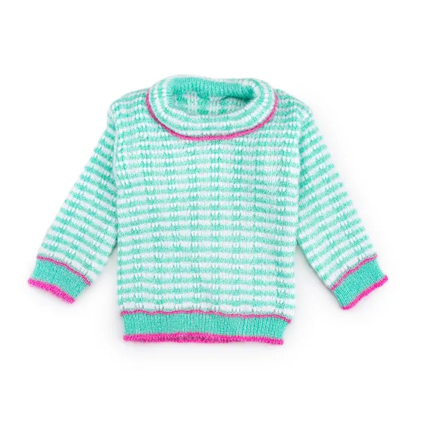 Green_Knitted_Striped_Winter_Set_For_Baby