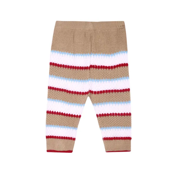 Beige_Knitted_Striped_Winter_Set_For_Babies
