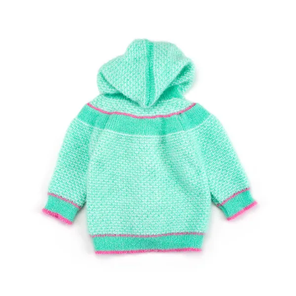 Mint_Green_Knitted_Hooded_Sweater_And_Pants_Set_For_Babies