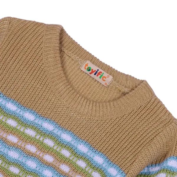 Brown_Knitted_Winter_Set_For_Baby