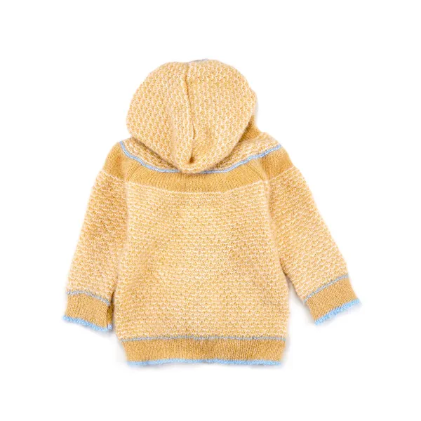 Yellow_Knitted_Hooded_Winter_Set_For_Babies