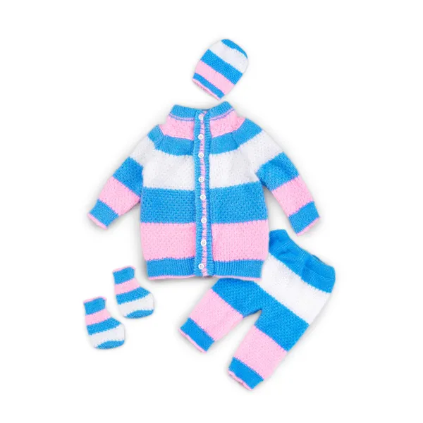 Blue_Pink_Knitted_Winter_Clothing_Set_For_Baby