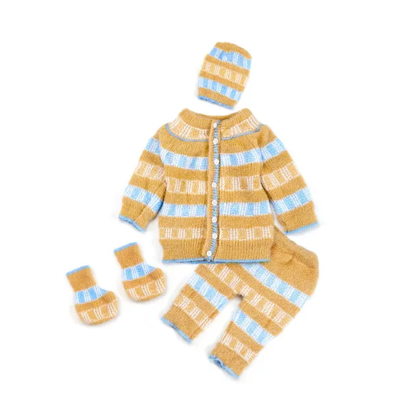 Mustard_Knitted_Striped_Winter_Set_For_Baby