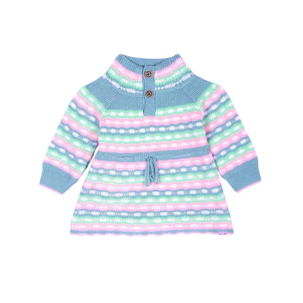 Blue_Knitted_Striped_Winter_Set_For_Babies